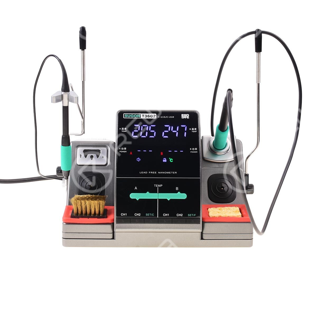 SUGON T3602 2 In 1 Soldering Rework Station (with JBC C115 C210 ...